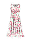 McCall's M6958 (Digital) | Misses'/Miss Petite/Women's/Women's Petite Tuck-Waist Dresses