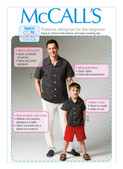 McCall's M6972 (Digital) | Men's/Boys' Shirt, Shorts and Pants | Front of Envelope