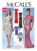 McCall's M7047 | Misses' Cocktail and Evening Dresses | Front of Envelope