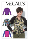 McCall's M7100 (Digital) | Misses' Bomber Jackets | Front of Envelope