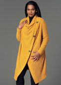 McCall's M7262 | Misses'/Women's Sweater Coat and Poncho