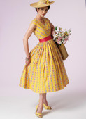 Vogue Patterns V8789 | Misses'/Misses' Petite Full-Skirt Dresses and Cummerbund