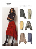 Vogue Patterns V8956 | Misses' Wrap Skirts | Front of Envelope