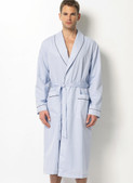 Vogue Patterns V8964 | Men's Shawl Collar Robe, Button-Down Top, Shorts and Pants