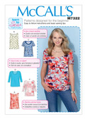 McCall's M7322 (Digital) | Misses' Pullover Tops | Front of Envelope