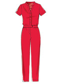 McCall's M7330 (Digital) | Misses' Button-Up Utility Jumpsuits and Rompers