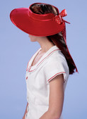 Butterick B6363 | Misses' Button-Front, Flutter Sleeve Dresses and Sun Hats