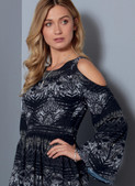 McCall's M7468 (Digital) | Misses' Cold-Shoulder Tunic and Dress