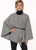 McCall's M7477 | Misses' Hooded, Collared or Collarless Capes, and Belt