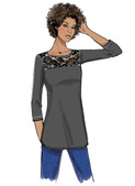 Butterick B6418 (Digital) | Misses' Knit, Lace-Detail Tops