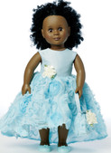 Butterick B6431 (Digital) | Special Occasion Dresses, Bag, Gloves, and Headpiece for 18" Doll