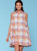 McCall's M7565 (Digital) | Misses' Shirtdresses with Sleeve Options, and Belt
