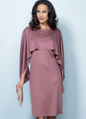 Butterick B6479 | Misses' Pullover Dresses with Attached Capelets