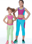 McCall's M7618 (Digital) | Children's/Girls' Activewear Tops and Leggings