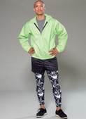 McCall's M7668 (Digital) | Men's Hooded Jacket, Shorts and Leggings