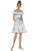 Butterick B6566 | Misses'/Misses' Petite Dress, Romper, Jumpsuit And Sash