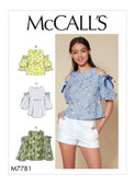 McCall's M7781 (Digital) | Misses'/Women's Tops | Front of Envelope