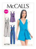 McCall's M7788 (Digital) | Misses'/Miss Petite Romper and Jumpsuit | Front of Envelope