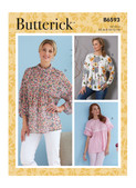 Butterick B6593 (Digital) | Misses' Top | Front of Envelope