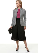 Butterick B6599 (Digital) | Misses' Jacket, Top, Dress and Pants