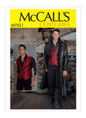 McCall's M7821 | Men's Costume | Front of Envelope