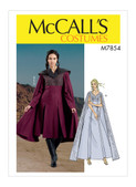 McCall's M7854 (Digital) | Misses' Costume | Front of Envelope