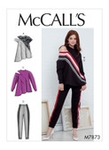 McCall's M7873 (Digital) | Misses' Tops and Pants | Front of Envelope