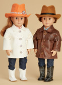 McCall's M7883 (Digital) | Clothes, Hat and Belt For 18" Doll