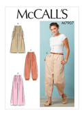 McCall's M7907 | Misses' Pants | Front of Envelope