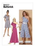 Butterick B6652 (Digital) | Misses' Dress and Jumpsuit | Front of Envelope