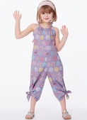 McCall's M7917 (Digital) | Children's and Girl's Romper, Jumpsuit and Belt