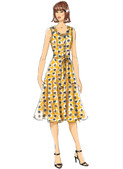 Butterick B6674 | Misses' Dress, Sash and Bag