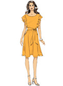 Butterick B6677 (Digital) | Misses' Dress and Sash