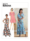 Butterick B6678 | Misses'/Misses' Petite Dress | Front of Envelope