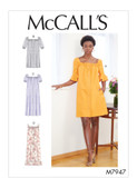 McCall's M7947 (Digital) | Misses' Dresses | Front of Envelope