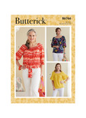 Butterick B6766 (Digital) | Misses' Tops | Front of Envelope