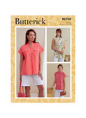Butterick B6768 (Digital) | Misses' Tops | Front of Envelope