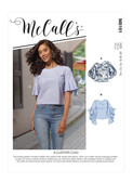 McCall's M8161 (Digital) | Misses' Tops With Trumpet, Tulip, Pleated Or Bubble Sleeves | Front of Envelope