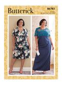 Butterick B6783 (Digital) | Women's Dress In C/D, DD Cup Sizes | Front of Envelope