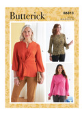 Butterick B6813 (Digital) | Misses' Top | Front of Envelope