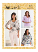 Butterick B6814 (Digital) | Misses' & Women's Top | Front of Envelope