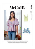 McCall's M8199 (Digital) | Misses' Tops | Front of Envelope