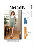 McCall's M8204 (Digital) | Misses' Overalls | Front of Envelope