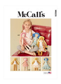 McCall's M8235 | 18" Cloth Dolls | Front of Envelope