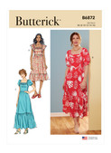 Butterick B6872 (Digital) | Misses' Dress | Front of Envelope