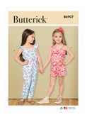 Butterick B6907 (Digital) | Children's Romper, Jumpsuit and Sash | Front of Envelope