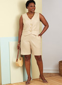 Butterick B6902 | Women's Vest, Pants and Shorts