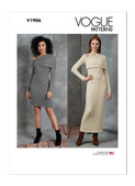 Vogue Patterns V1906 | Misses' Dress | Front of Envelope