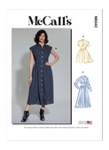 McCall's M8342 (Digital) | Misses' Shirtdress | Front of Envelope
