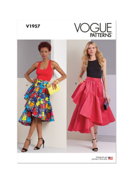 Vogue Patterns V1957 | Misses' Skirts | Front of Envelope